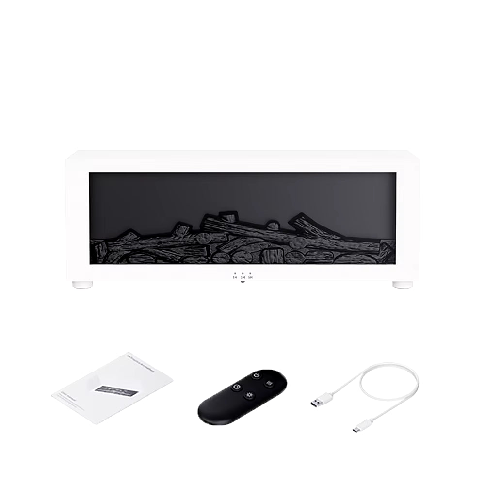 Flame Aroma Humidifier & Essential Oil Diffuser with LED Light and Remote Control - Elevate Your Home's Atmosphere!