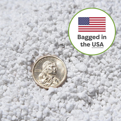 Organic Perlite, 8 Qt, Gardening Soil Drainage & Aeration | Lightweight Horticultural Mineral, Prevents Compacting, Mix into Potting Media for Indoor and Outdoor Containers